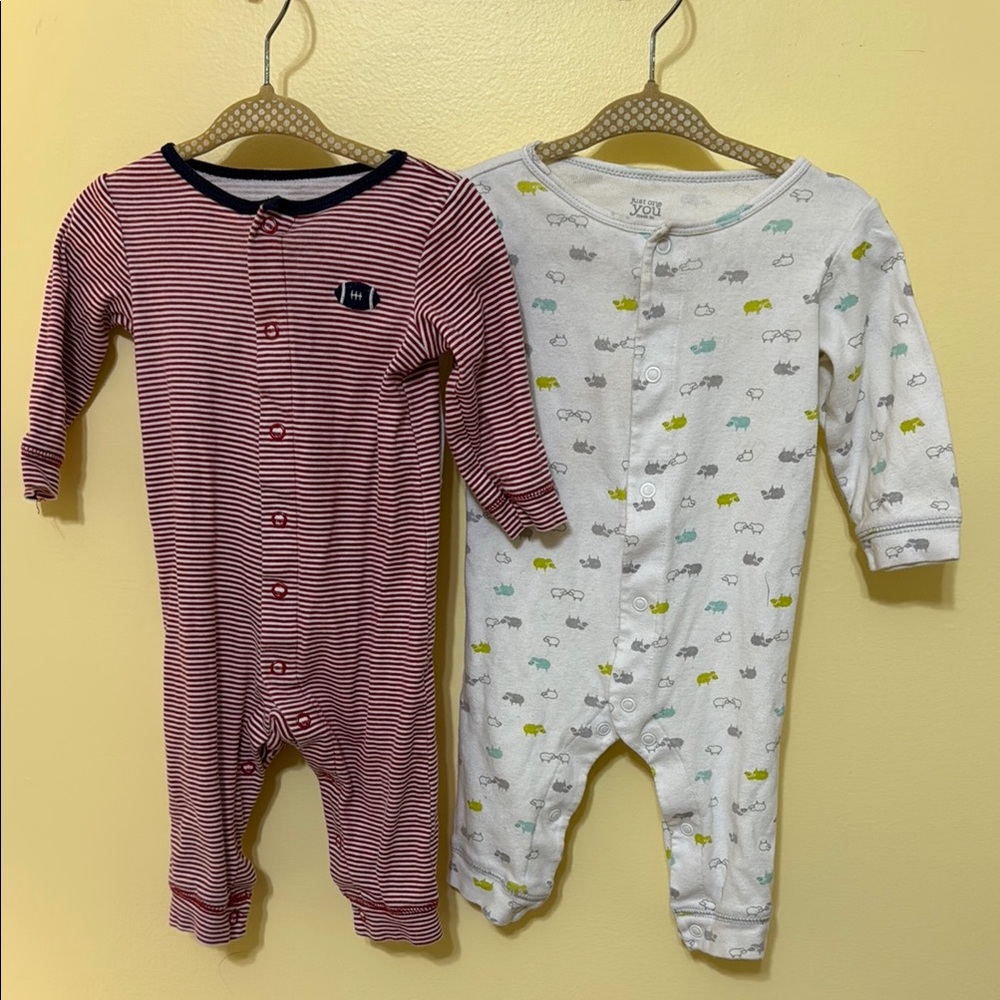 Striped Red and White Kids One Piece